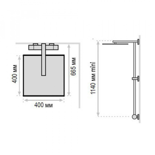 Душевая панель Valentin Tower black - фото 2