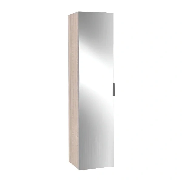 Шкаф-пенал подвесной Jacob Delafon Odeon Up 35 см светлый дуб сонома, с зеркалом - фото 1