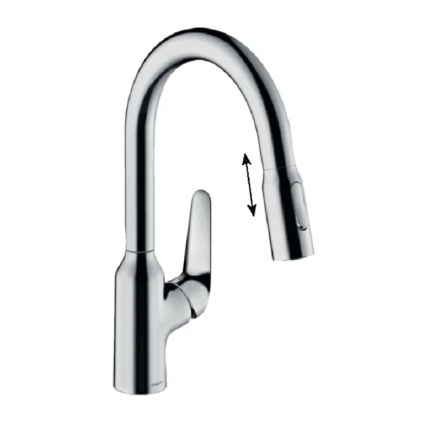 Смеситель для кухни Hansgrohe Focus M42 71801 с вытяжным душем - фото 1