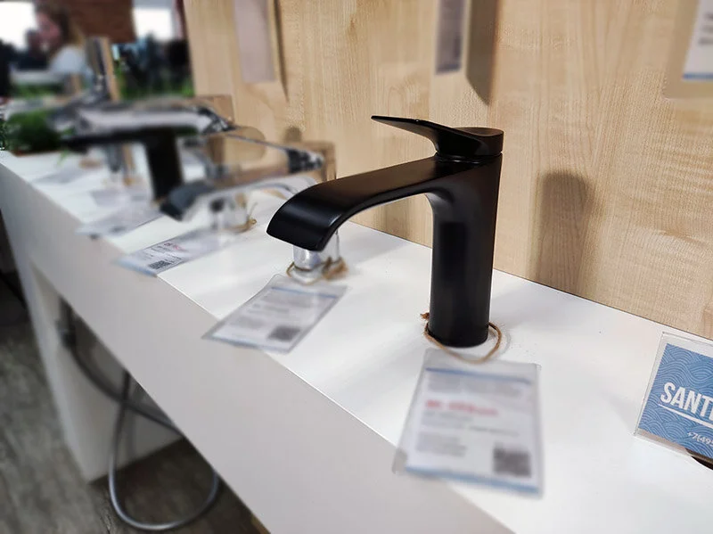 Смеситель для раковины Hansgrohe Vivenis черный матовый, в наличии - фото 9