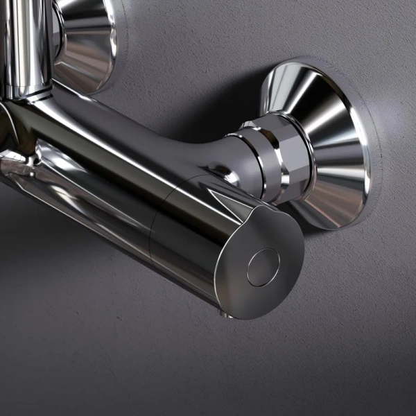 Душевая стойка Am.Pm Spirit 2.0 с термостатом, настенные - фото 7