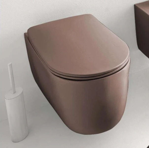 Унитаз напольный Kerasan Nolita borgogna matt - фото 3