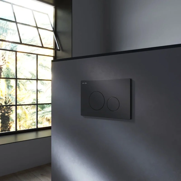 Клавиша смыва Am.Pm Pro L черная матовая, черные - фото 5