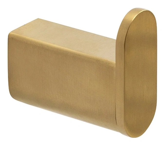 Крючок для ванной Cezares Stylus брашированное золото - фото 1