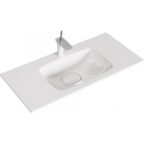 Тумба под раковину подвесная Aqwella Accent 100 см белая