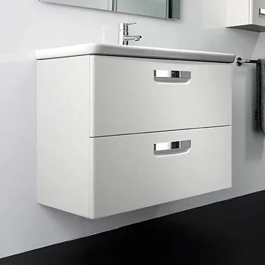 Тумба под раковину подвесная Roca The Gap 70 см белый матовый, подвесная, пристенная - фото 4