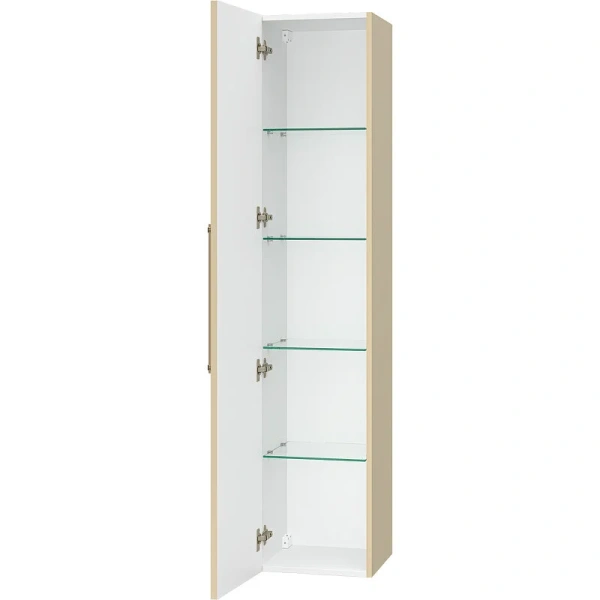 Шкаф-пенал подвесной Brevita Alicante 35 см капучино - фото 3