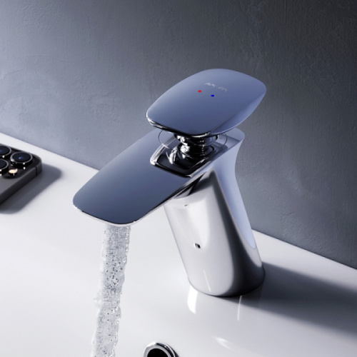 Смеситель для раковины AM.PM Spirit 2.0 с донным клапаном хром - фото 3