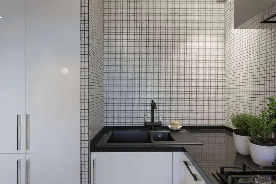 Мойка для кухни Omoikiri Daisen-78-2-BL 78 см черная, черные - фото 5