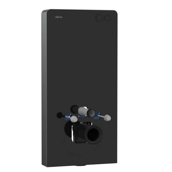 Инсталляция для унитаза Abber черная - фото 1