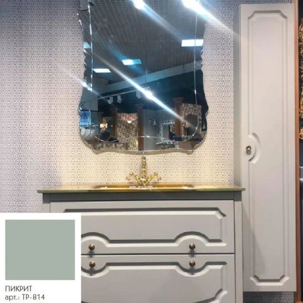 Шкаф-пенал подвесной Caprigo Firenze 30 см пикрит, правый, подвесные - фото 5