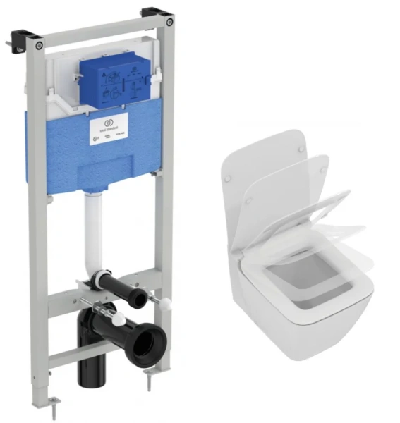 Унитаз с инсталляцией Ideal Standard ProSys Strada II технология AquaBlade - фото 1