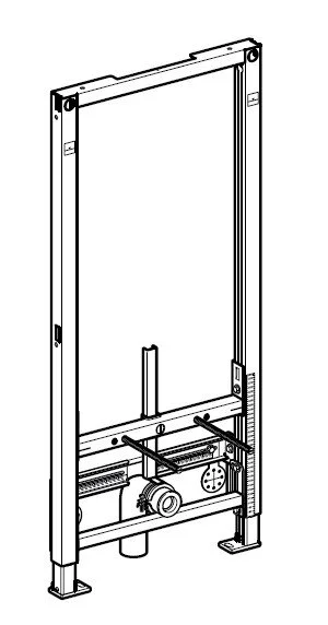 Инсталляция для биде Geberit Duofix металл - фото 4