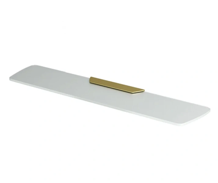 Полочка для ванной WasserKRAFT Aisch матовое золото - фото 1