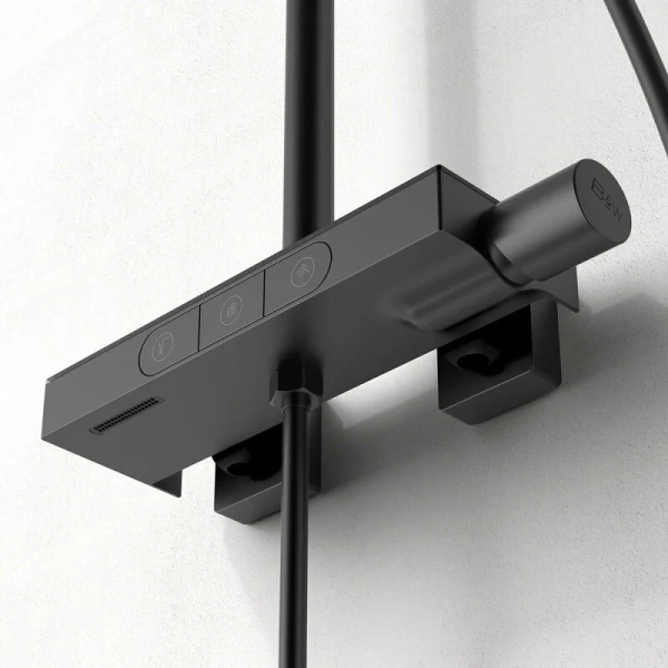 Душевая стойка Black&White Universe черная матовая, черные - фото 3