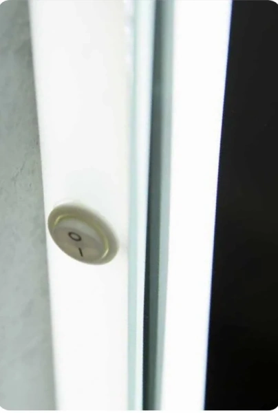 Зеркало с подсветкой BelBagno Spc 100 см с кнопочным выключателем, современные, hi-tech - фото 3