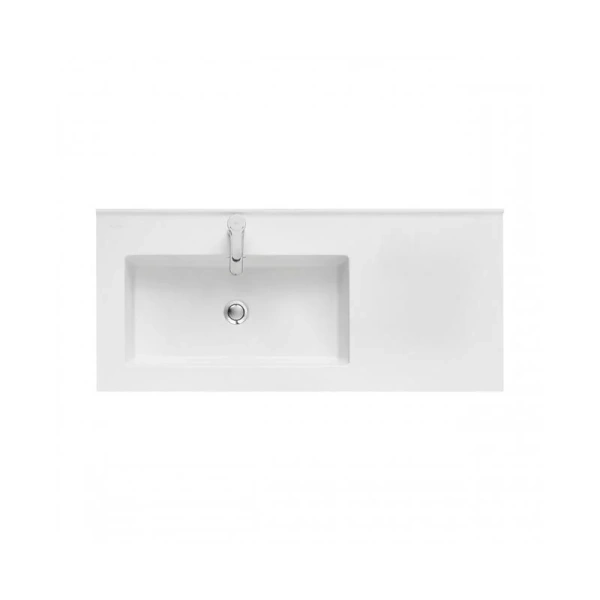 Раковина Акватон Квадро Про 100 см левая, белые - фото 4