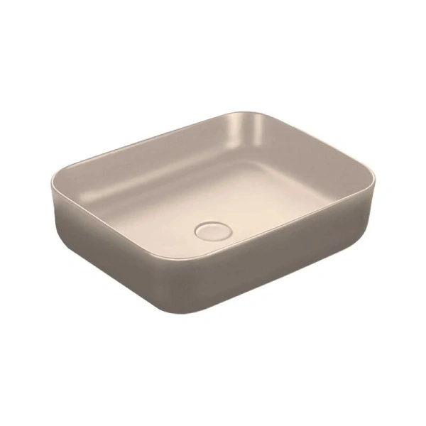 Раковина Vincea 50 см накладная, золото - фото 3