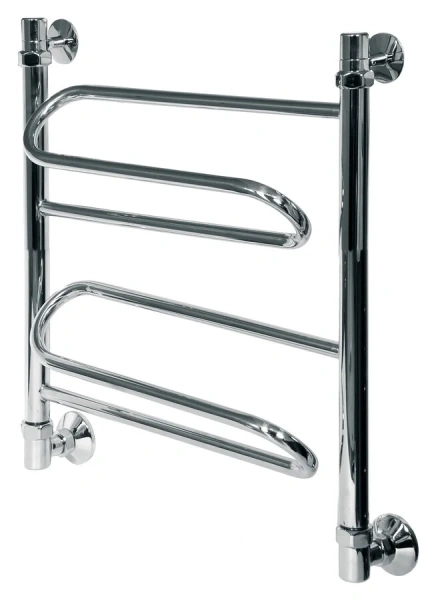 Полотенцесушитель водяной Ника Curve 50x60 см хром - фото 1