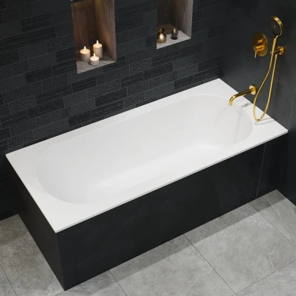 Ванна Whitecross Gin, 0217.180080.200, 180 х 80 см, искусственный камень, белая матовая - фото 4