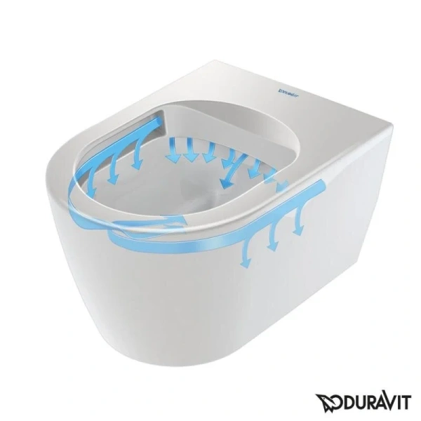 Унитаз подвесной Duravit ME by Starck без покрытия - фото 3
