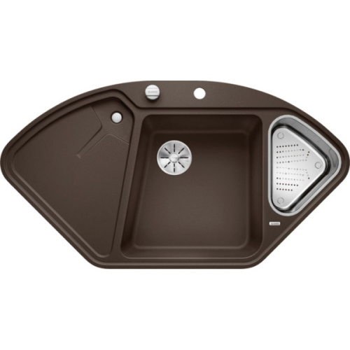 Мойка для кухни, цвет кофе, Blanco Delta-F - фото 5