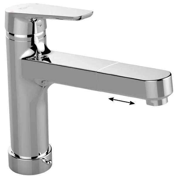 Смеситель для кухни Ideal Standard Ceraplan III с выдвижным изливом - фото 1