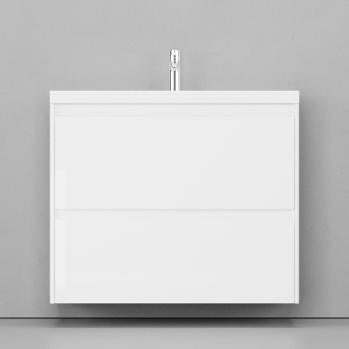 Тумба с раковиной подвесная Velvex Klaufs tpKLA.90.2Y-61 90 см с ящиками - фото 2