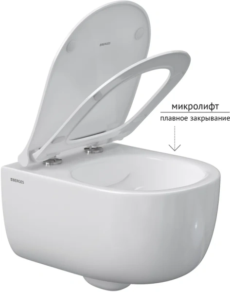 Унитаз с инсталляцией BERGES Ego кнопка F3 - фото 2