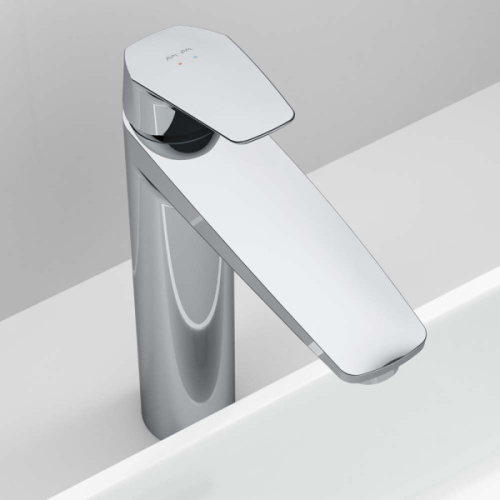 Смеситель для раковины AM.PM Gem с донным клапаном хром, высокие, недорогие, с донным клапаном - фото 5