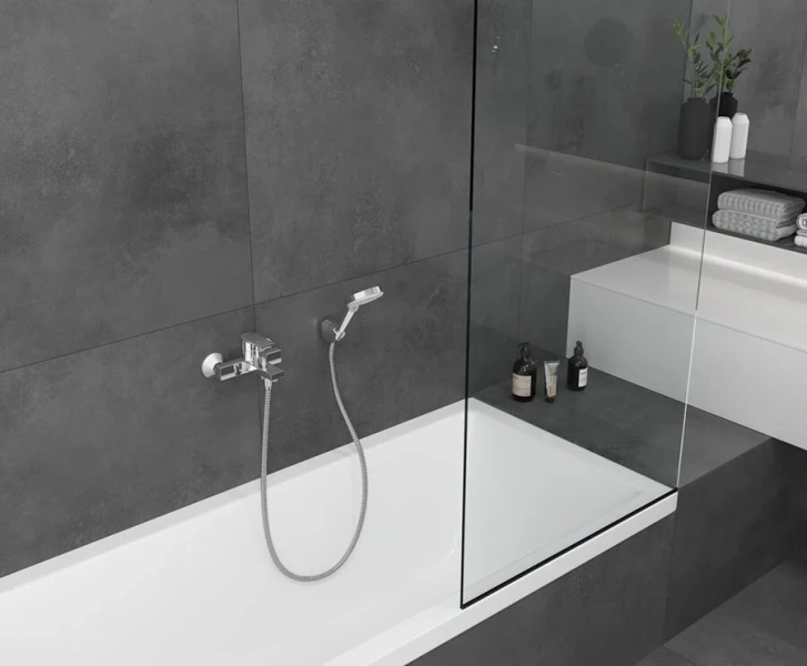 Смеситель для ванны Hansgrohe Vernis Shape хром - фото 3