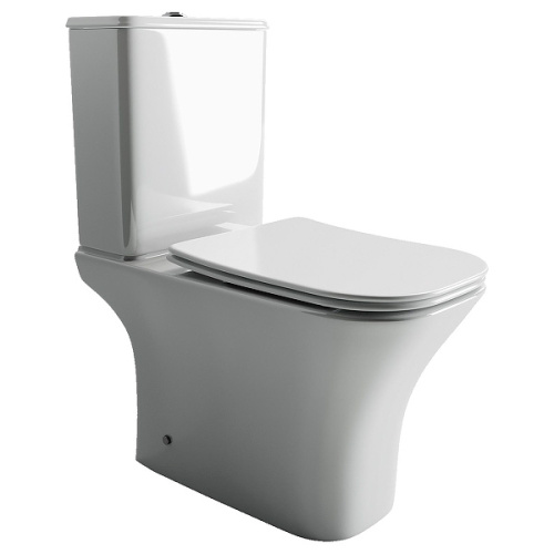 Унитаз компакт Ceramica Nova Alfa CN9002-B санфарфор - фото 1