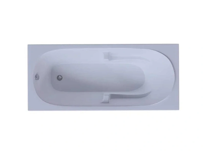 Ванна акриловая Акватек Лея 170x75 см с фронтальным экраном, слив справа - фото 1