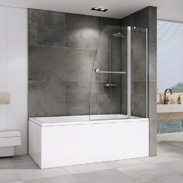 Шторка для ванны Abber Ewiges Wasser 100x140 см распашная - фото 3