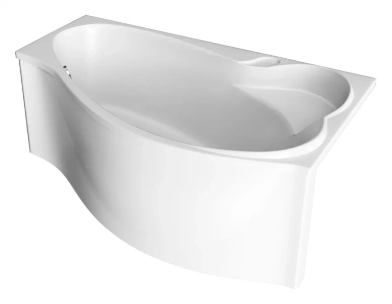 Ванна акриловая Marka One Gracia 160 x 95 см, белый, левая/правая, без гидромассажа - фото 5