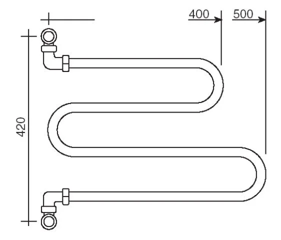 Полотенцесушитель водяной Margaroli 406 - фото 2