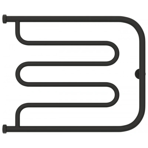 Полотенцесушитель водяной Сунержа Лира+ 65х50 см темный титан муар, другие - фото 3