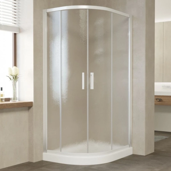 Душевой уголок стекло шиншилла Vegas-glass ZS-F 90х80 02 - фото 9