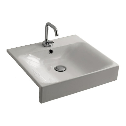 Раковина полувстраиваемая с одним отверстием под смеситель Kerasan Cento 3546bi*1 - фото 1