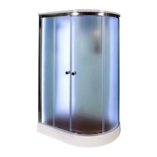 Душевая кабина Deto D 120x80 см с led подсветкой правая - фото 3