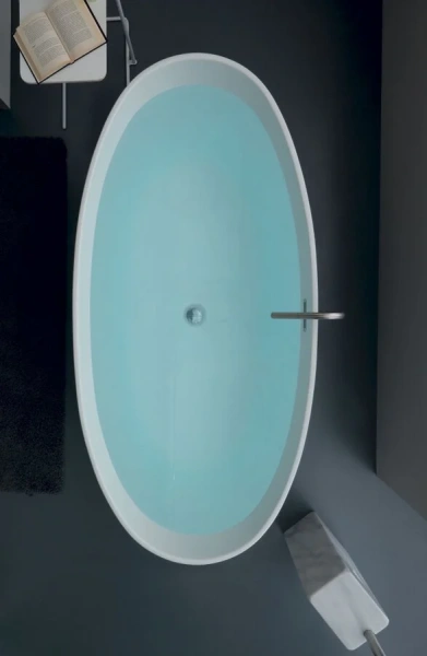 Ванна акриловая Kerasan Flo 170х82 см свободностоящая, современныe, hi-tech - фото 3