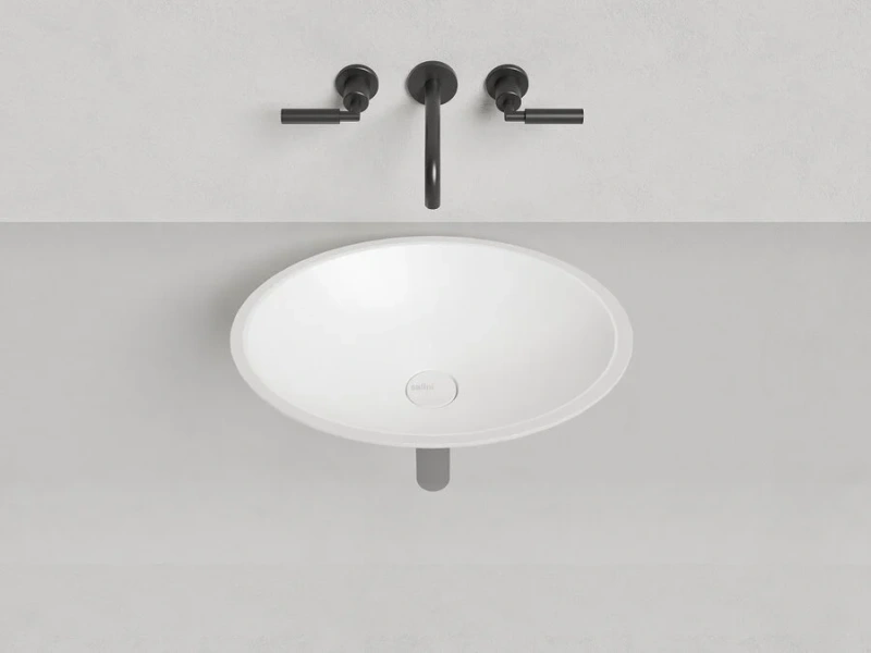 Раковина Salini Marea 11 55 см овальная, полукруглая - фото 5