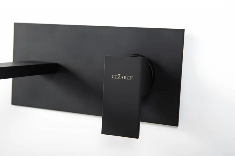 Смеситель для раковины Cezares Unika чёрный матовый, черные - фото 4