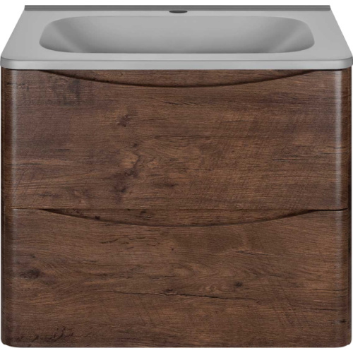 Тумба под раковину подвесная Vincea Paola 58,9 см R.Wood, комплект (набор) - фото 8