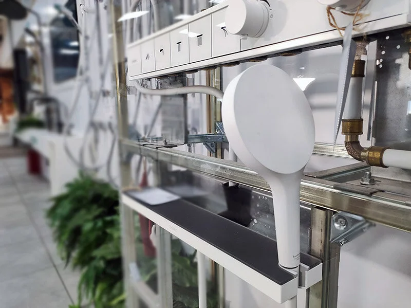 Лейка для душа Hansgrohe Rainfinity матовый белый, современные, hi-tech index_1 - фото 9