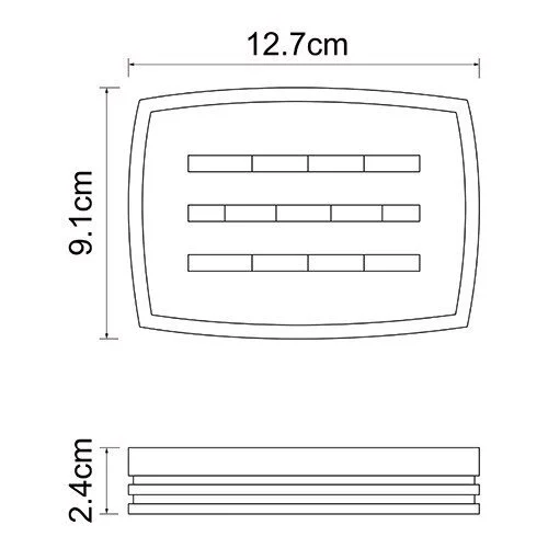 Мыльница WasserKRAFT Main белая - фото 2