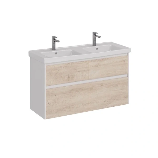 Тумба с раковиной Lemark Combi LM03C125T 125 см 4 ящика