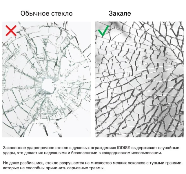 Душевая дверь в нишу IDDIS Zodiac 130 см стекло прозрачное, раздвижные - фото 6