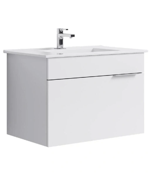 Тумба с раковиной подвесная Aqwella Бриг Br.01.07/1/W 75 см с одним ящиком