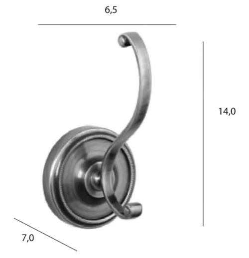 Крючок для ванной Tiffany World Bristol TWBR016 - фото 4